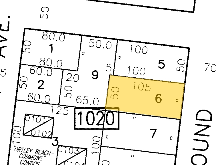 1929 Route 35 N, Seaside Heights, NJ à vendre - Plan cadastral – Image 2 sur 2
