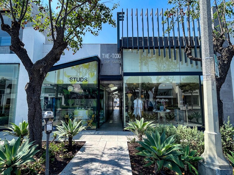 8478-8480 Melrose Pl, Los Angeles, CA à louer - Photo de l’immeuble – Image 3 sur 7