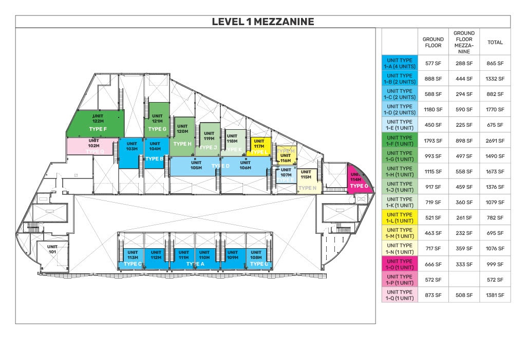7022 Old Katy Rd, Houston, TX 77024 - Lot 108 -  - Plan d’étage - Image 1 of 7