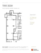 3550 N Central Ave, Phoenix, AZ à louer Plan d’étage– Image 1 sur 1