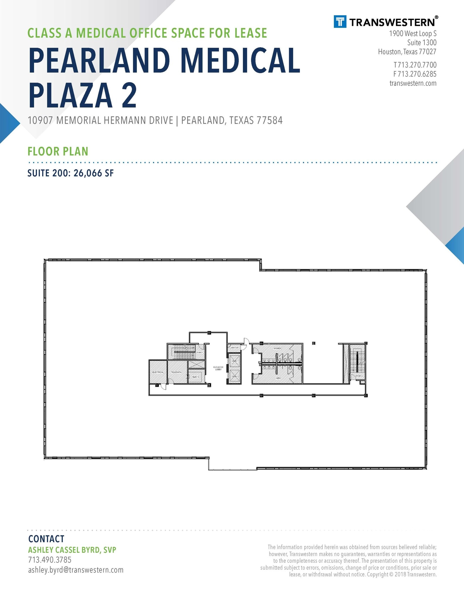 10907 Memorial Hermann Dr, Pearland, TX à louer Plan d’étage– Image 1 sur 1