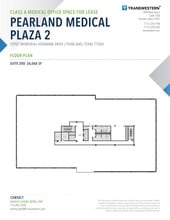 10907 Memorial Hermann Dr, Pearland, TX à louer Plan d’étage– Image 1 sur 1