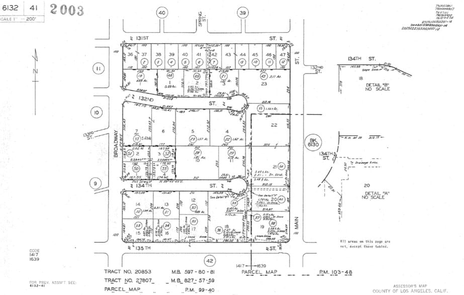 210 W 131th St, Los Angeles, CA à louer - Plan cadastral – Image 2 sur 7