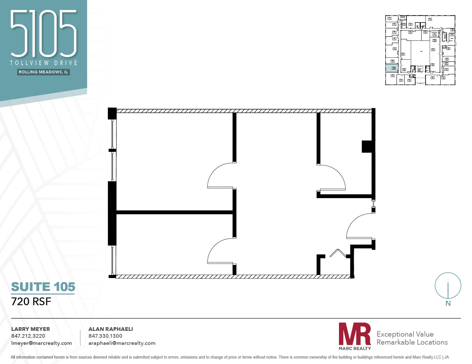 5105 Tollview Dr, Rolling Meadows, IL à louer Plan d’étage– Image 1 sur 1