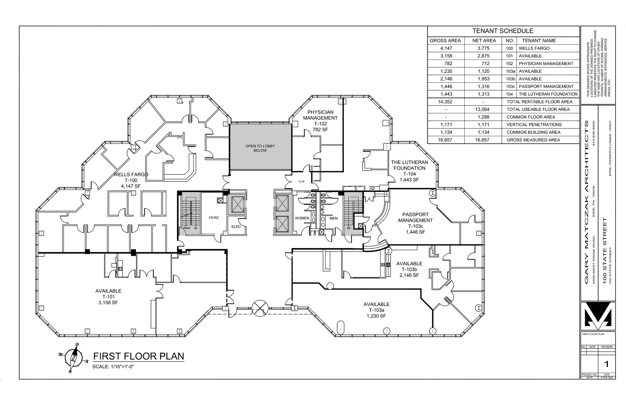 100 State St, Erie, PA à louer Plan de site– Image 1 sur 1