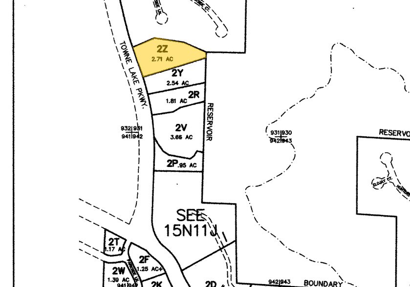 2370 Towne Lake Pky, Woodstock, GA à louer - Plan cadastral – Image 2 sur 10