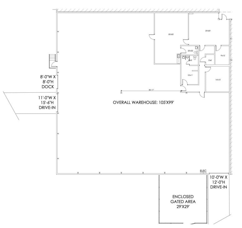 1810 S Lynhurst Dr, Indianapolis, IN à louer Plan d’étage– Image 1 sur 1