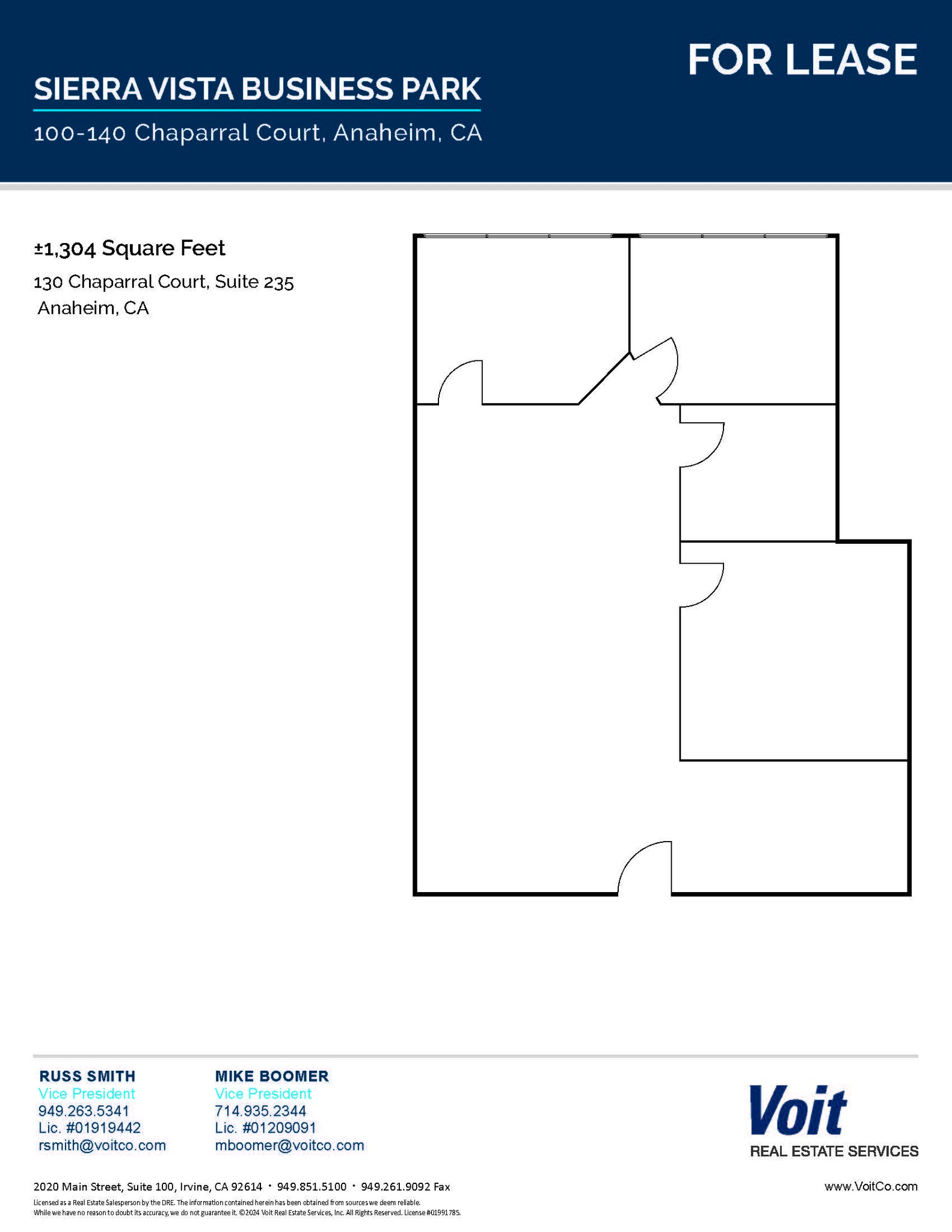 130 Chaparral Ct, Anaheim, CA à louer Plan d’étage– Image 1 sur 1