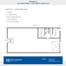 2501-2519 Gravel Dr, Fort Worth, TX à louer Plan d’étage– Image 1 sur 1