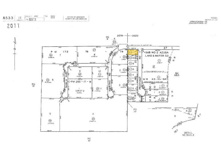 1768 W 1st St, Irwindale, CA à vendre - Plan cadastral – Image 2 sur 2