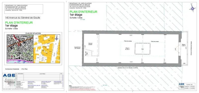 Local commercial dans La Baule-Escoublac à louer - Plan d’étage – Image 2 sur 4
