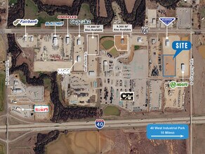 16301 Williams Industrial Dr., Yukon, OK - Vue aérienne vue de carte