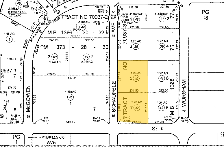3828 Schaufele Ave, Long Beach, CA à louer - Plan cadastral – Image 2 sur 11