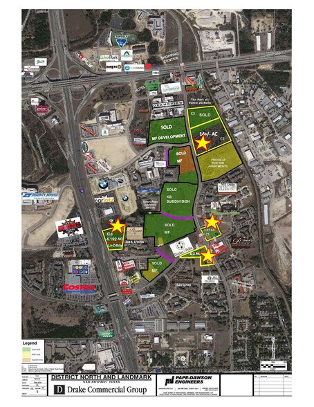 Vance Jackson Rd, San Antonio, TX à vendre - Plan de site – Image 1 sur 2