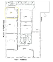 57 W 57th St, New York, NY à louer Plan d’étage– Image 1 sur 1