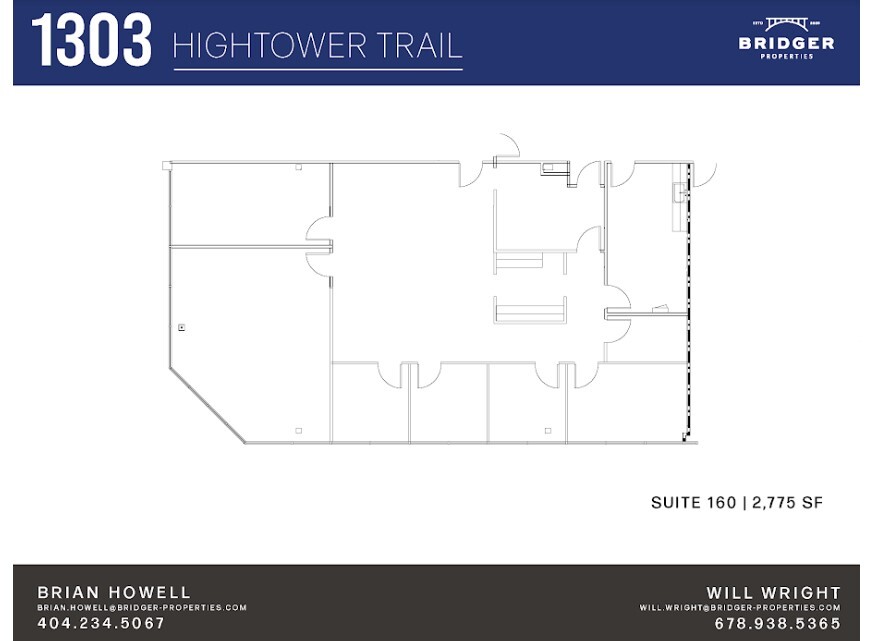 1301 Hightower Trl, Atlanta, GA à louer Plan d’étage– Image 1 sur 1