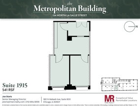 134 N LaSalle St, Chicago, IL à louer Plan d’étage– Image 1 sur 7