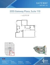 2033 Gateway Pl, San Jose, CA à louer Plan d’étage– Image 1 sur 1