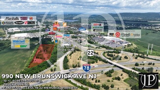 Plus de détails pour 990 New Brunswick Ave, Phillipsburg, NJ - Terrain à louer