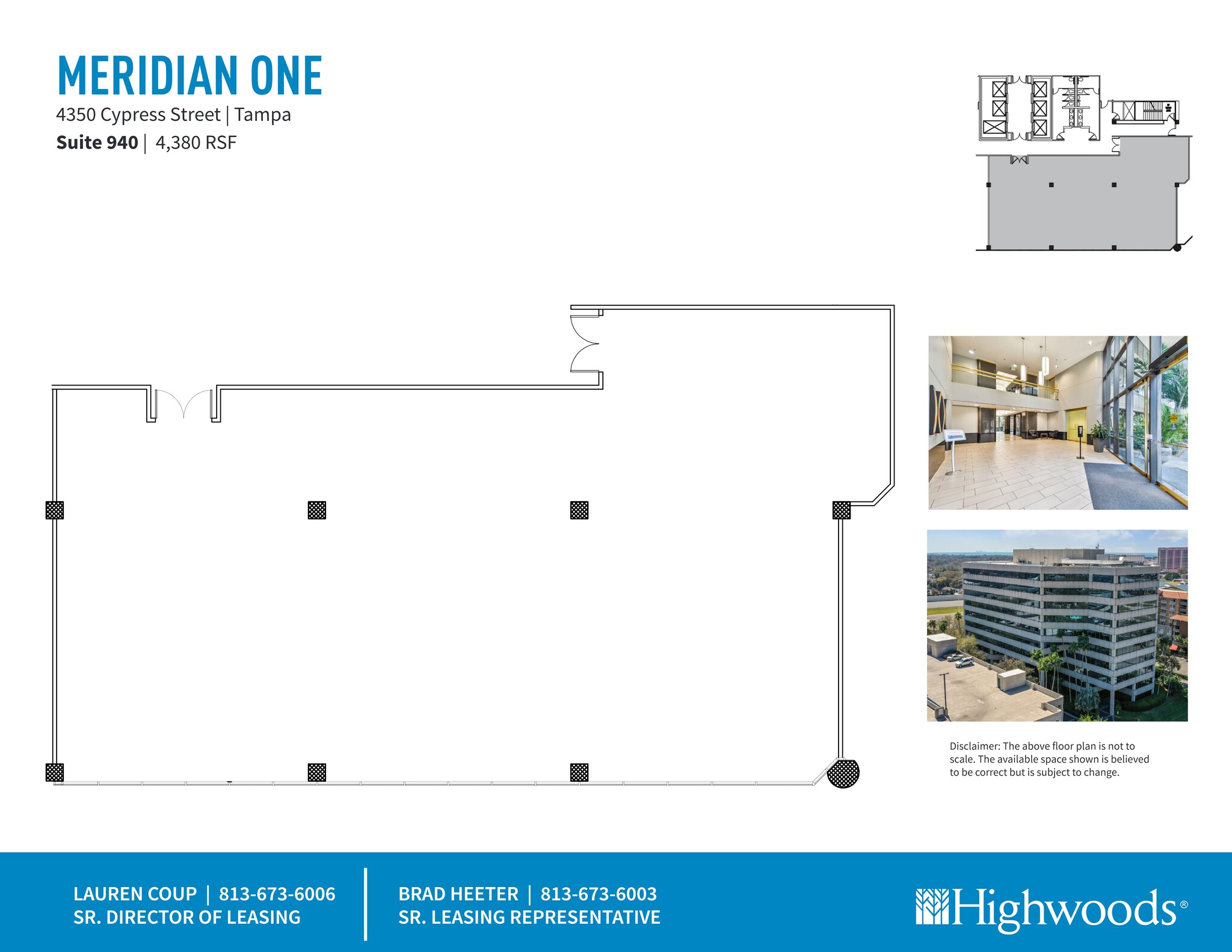 4350 W Cypress St, Tampa, FL à louer Plan de site– Image 1 sur 1