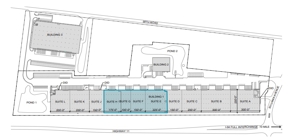 3030 S Sylvania Ave, Sturtevant, WI à louer Plan de site– Image 1 sur 1