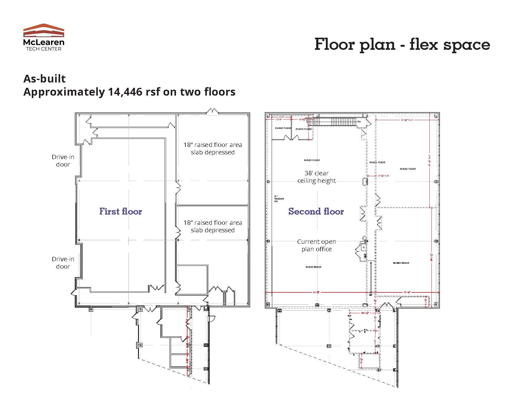 13775 McLearen Rd, Herndon, VA à louer Plan d’étage– Image 1 sur 1