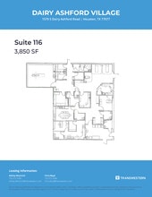 1570 S Dairy Ashford Rd, Houston, TX à louer Plan d’étage– Image 1 sur 13