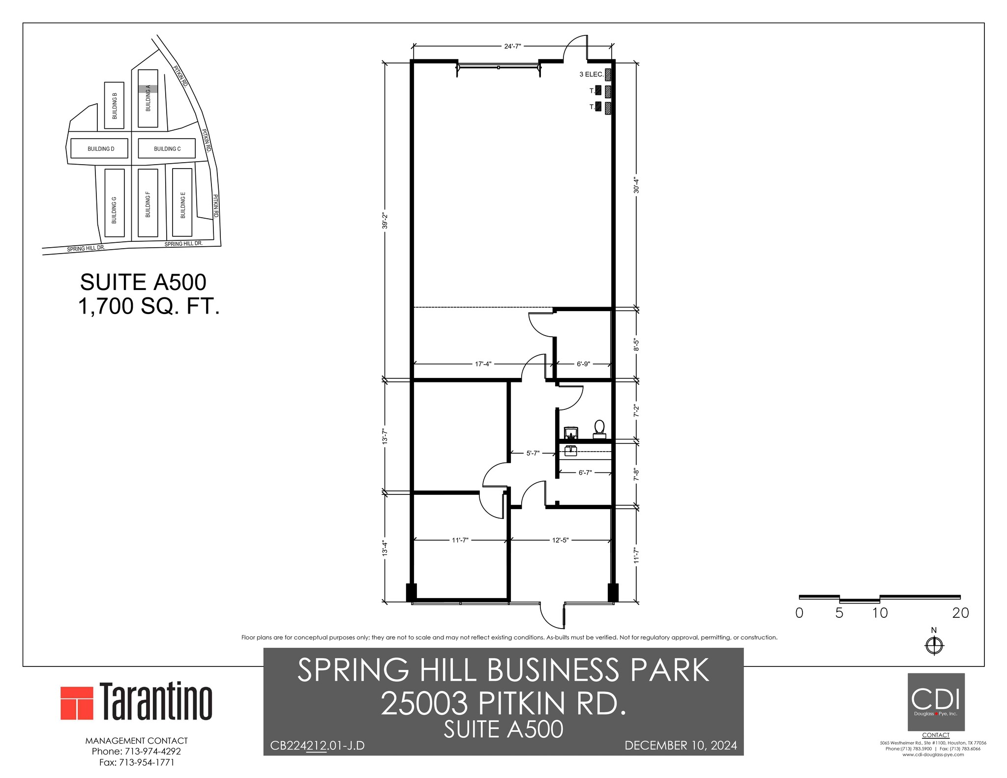 25003 Pitkin Rd, Spring, TX à louer Plan de site– Image 1 sur 1