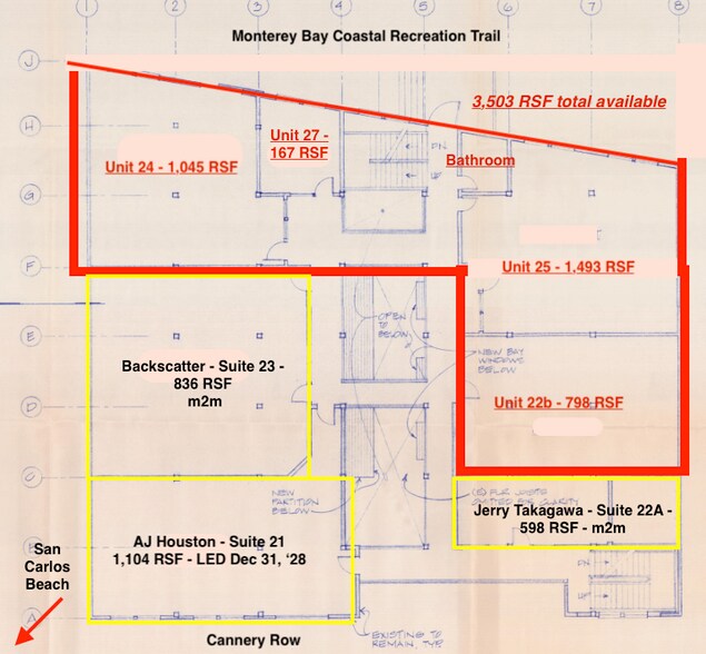 225 Cannery Row, Monterey, CA à louer - Plan d’étage – Image 3 sur 3