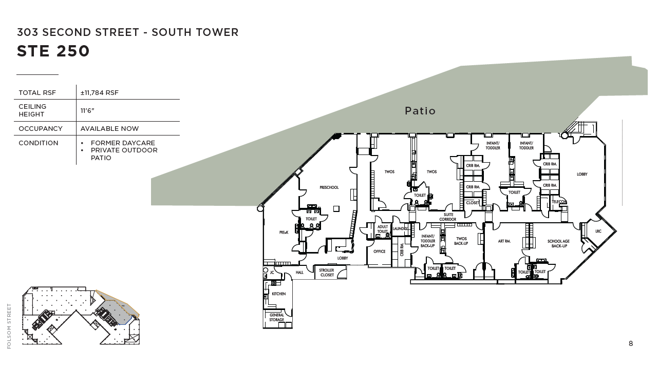 303 2nd St, San Francisco, CA à louer Plan d’étage– Image 1 sur 1
