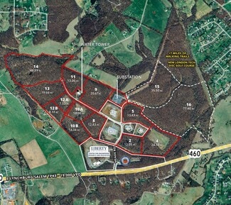 Plus de détails pour Route 460 and Meade Road, Forest, VA - Terrain à vendre