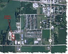 747 Herra St, Elburn, IL - Vue aérienne vue de carte