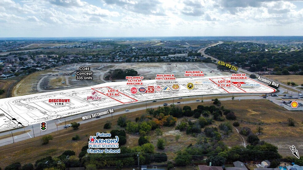 SEC of Academy Blvd & White Settlement Rd, Fort Worth, TX à vendre - Photo de l’immeuble – Image 1 sur 3