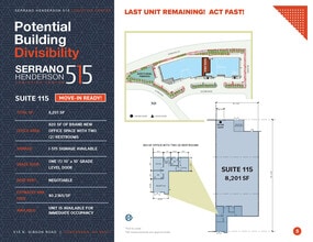 515 N Gibson Rd, Henderson, NV à louer Plan d’étage– Image 1 sur 1