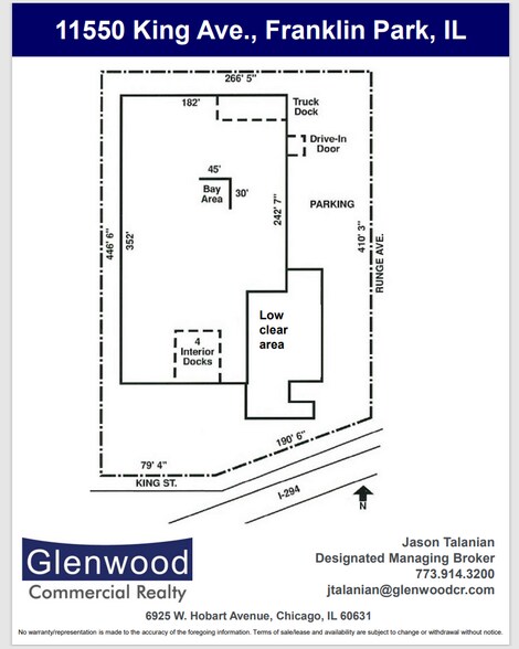 11550 King St, Franklin Park, IL à louer - Plan d’étage – Image 3 sur 4
