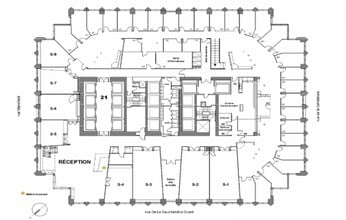 1000 Rue De La Gauchetière O, Montréal, QC à louer Plan d’étage– Image 1 sur 1