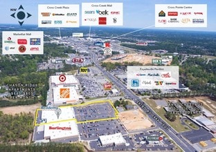2100 Skibo Rd, Fayetteville, NC - Vue aérienne  vue de carte