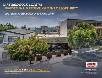 Plus de détails pour 5518 La Jolla Blvd, La Jolla, CA - Local commercial à vendre