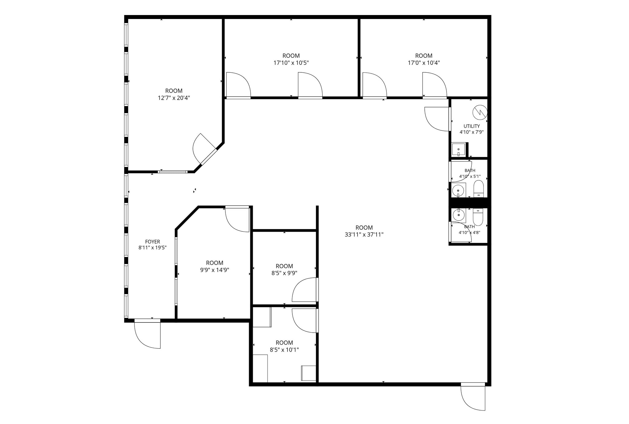11018-11022 Southwest Hwy, Palos Hills, IL à louer Plan d’étage– Image 1 sur 17