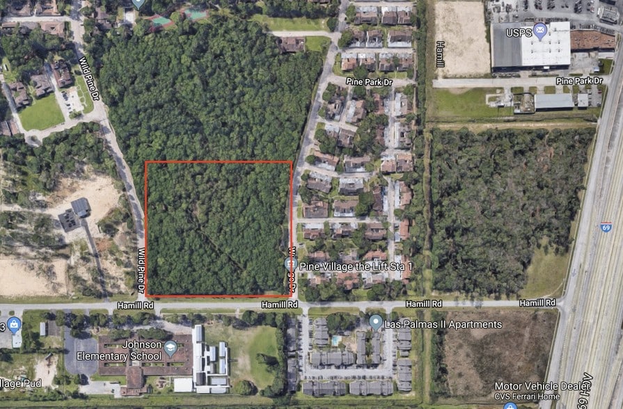 Hamill Rd, Houston, TX à vendre - Aérien – Image 3 sur 7