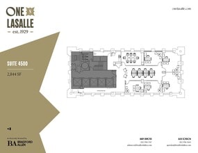 1 N LaSalle St, Chicago, IL à louer Plan d’étage– Image 1 sur 1
