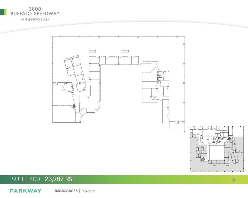 3800 Buffalo Speedway, Houston, TX à louer Plan d’étage– Image 1 sur 2