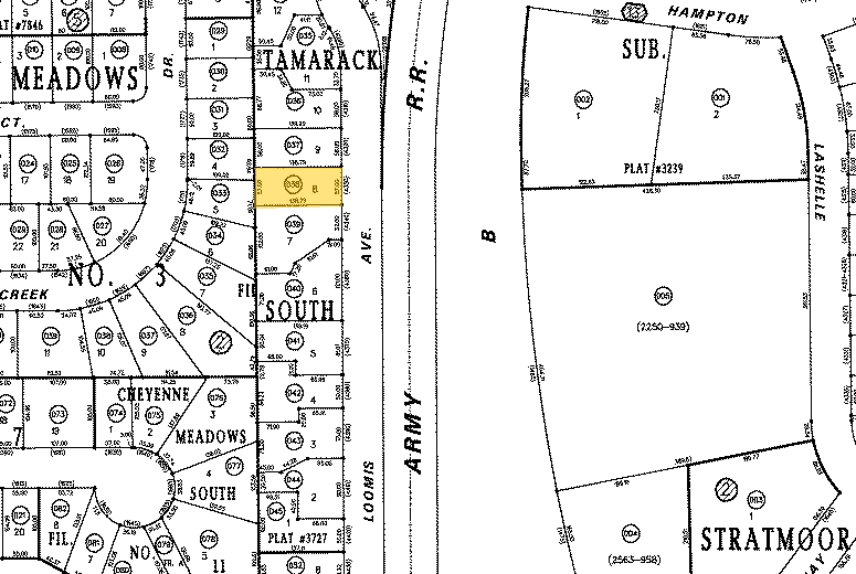 4330 Loomis Ave, Colorado Springs, CO à vendre - Plan cadastral – Image 3 sur 4