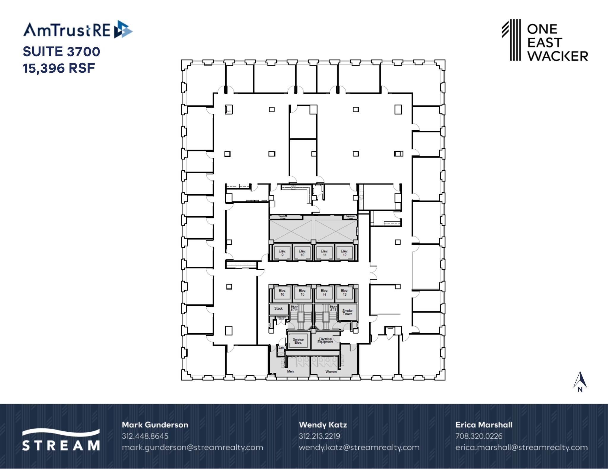 1 E Wacker Dr, Chicago, IL à louer Plan d’étage– Image 1 sur 1