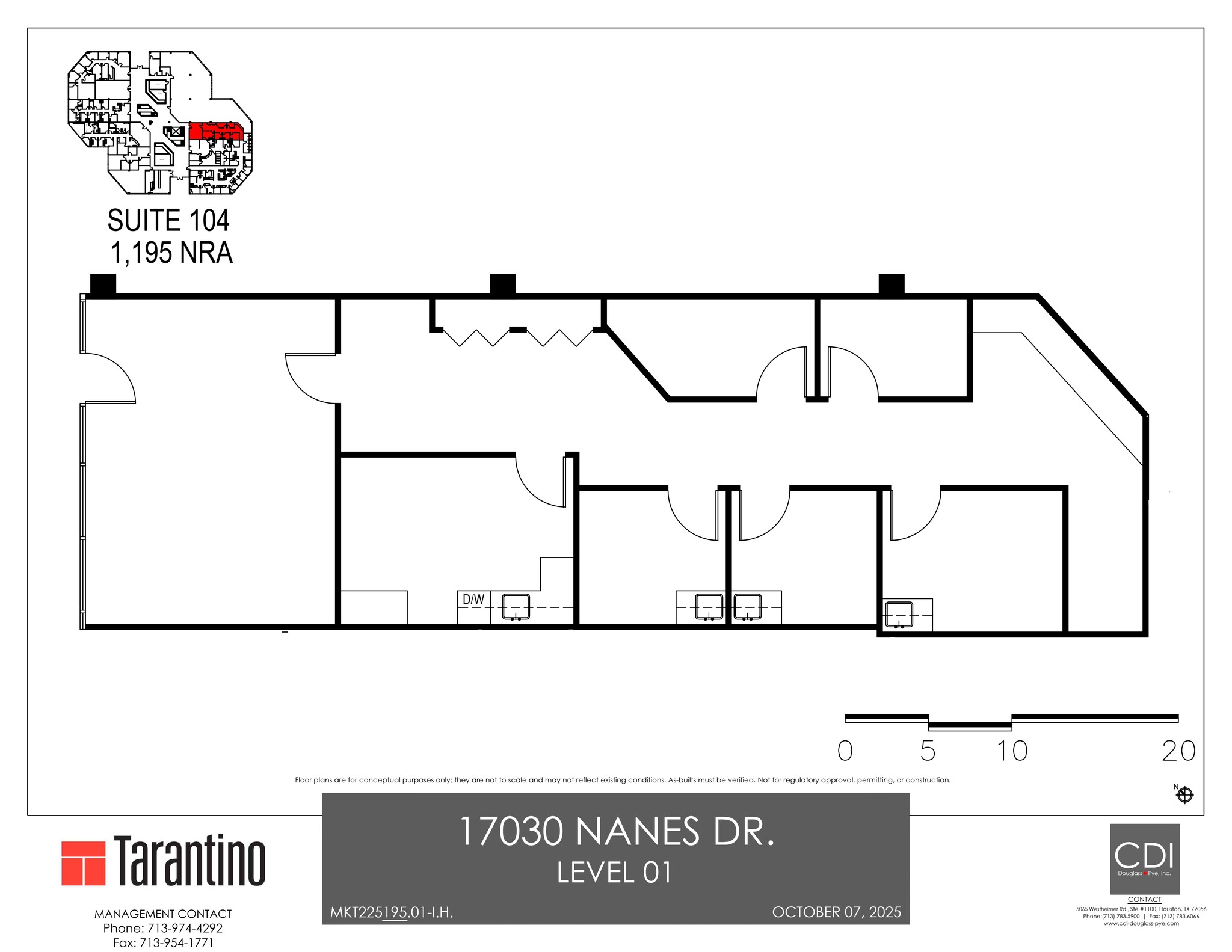 17030 Nanes Dr, Houston, TX à louer Plan de site– Image 1 sur 1