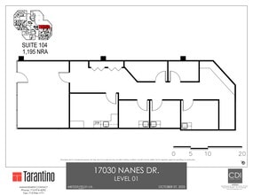 17030 Nanes Dr, Houston, TX à louer Plan de site– Image 1 sur 1
