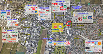 1401-1463 S Victoria Ave, Ventura, CA - VUE AÉRIENNE  vue de carte