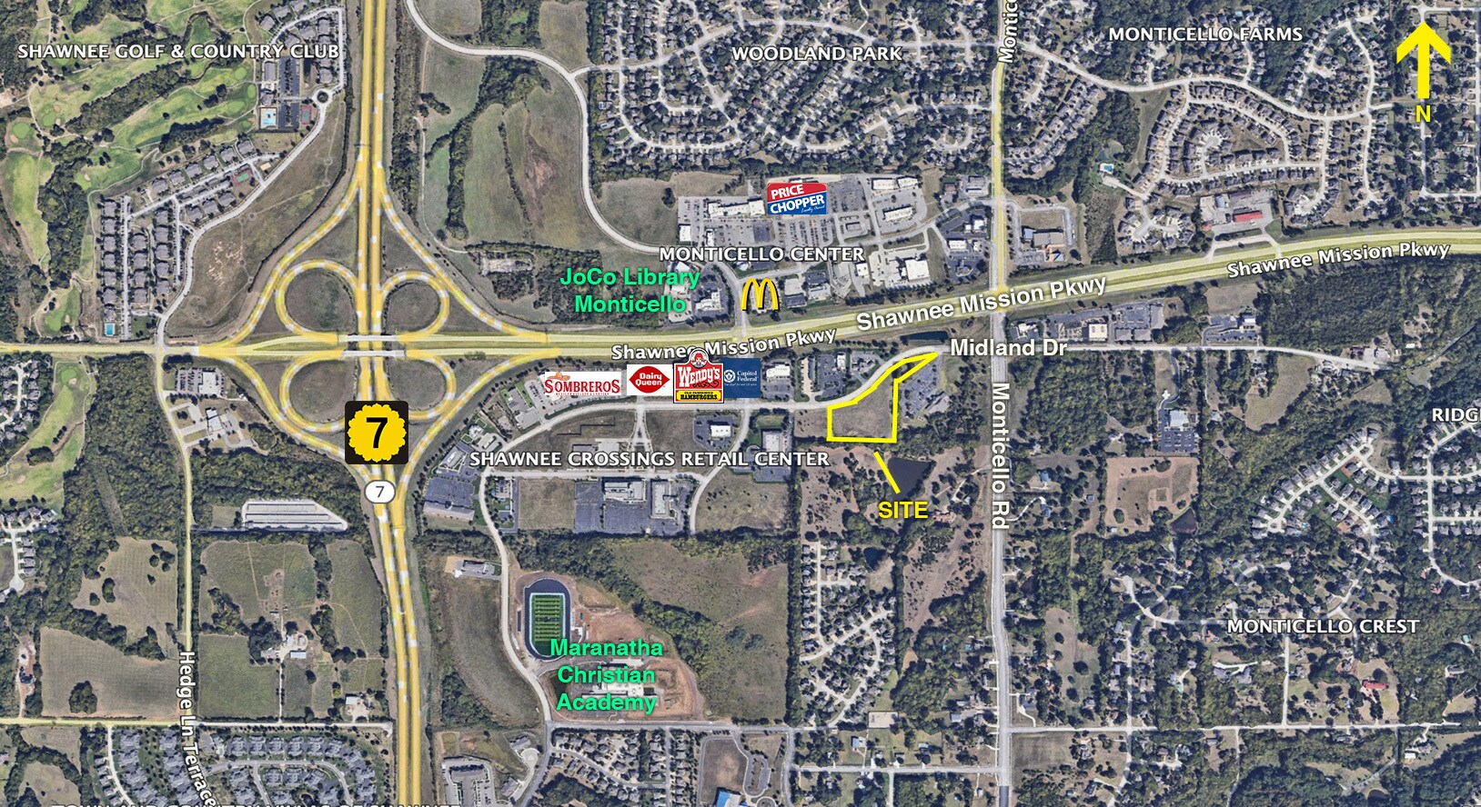 S & W of Midland Dr & Monticello Rd, Shawnee, KS à vendre Photo de l’immeuble– Image 1 sur 2