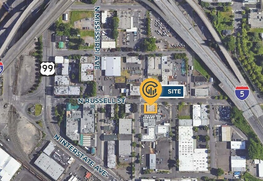 740 N Russell St, Portland, OR à vendre - Aérien – Image 2 sur 2