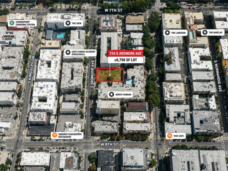 734 S Ardmore Ave, Los Angeles, CA à vendre - Aérien – Image 1 sur 4